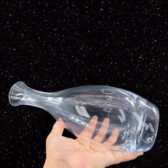 Kate Spade Lenox Clear Glass Crystal Decanter W Stopper Marked Our Vintage Glass - Picture 9 of 15